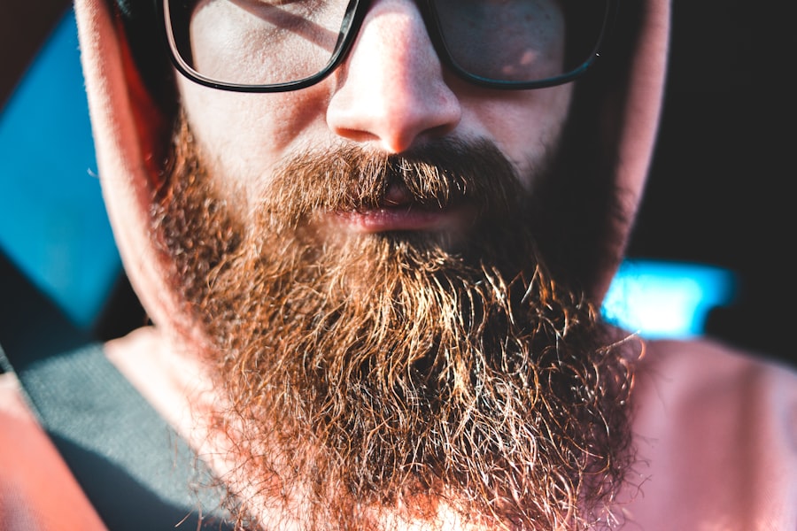 Photo Shaving, Beard Growth